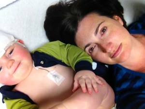 Killing time, waiting for the room.