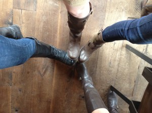 Oh, good. Everyone got the boot memo.