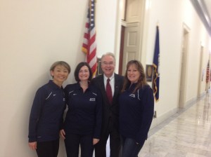 With Georgia representative Tom Price.