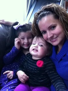 Claudia, Isabella and Arianna made it a family affair.