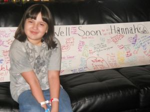 Hannah in August 2012.