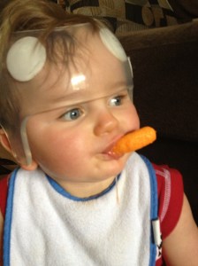 Note the orange drool hanging down.