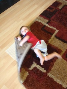 Now that the carpet is sufficiently full of milk, I'd like to replace it.