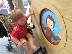We visited the only Curious George Store in the world at Harvard Square.