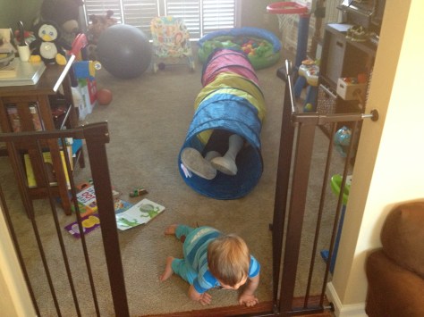 Mommy has lost her mind. I'm not getting in that.