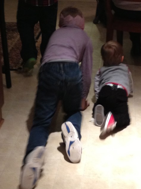 A cool cousin is one that gets down and crawls with you.