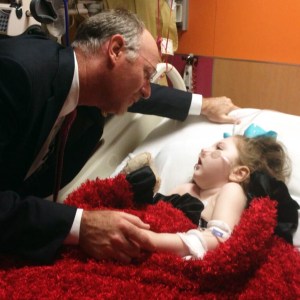 Haleigh Cox with Rep. Peake