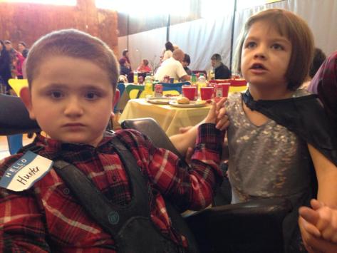 Hunter with Charlotte Figi.