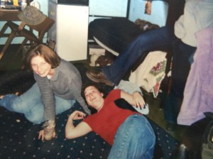 In the dorm -- Myers Hall at UGA -- in 1998.