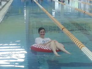 I'm impressed my pasty white legs didn't blind anyone.