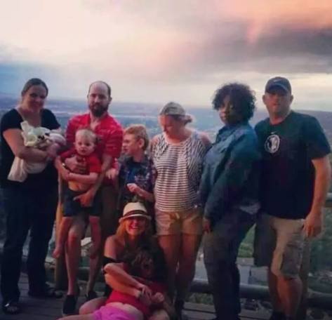 The Klepinger, Clark, Lowe and Sumlin family sharing their 4th of July celebration in Colorado.