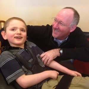 Hunter with Rep. Allen Peake, sponsor of Georgia's 2014 medical cannabis bill. Peake flew out to Colorado to meet the families.