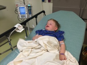 Getting fluids in the ER.