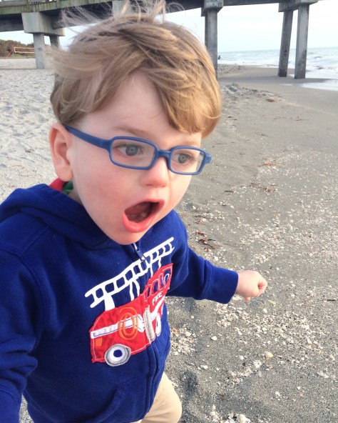 Captivated by the waves!